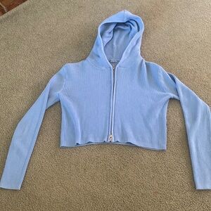 Brandy Melville zip up sweater